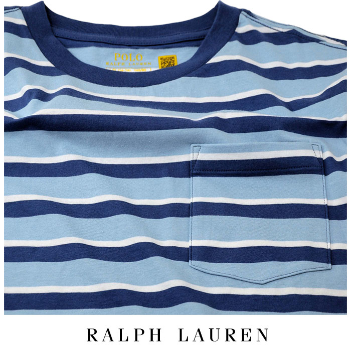 期間限定セール中【新品】Lauren Ralph Lauren ボーダーtシャツ POLO RALPH LAUREN ポロラルフローレン Tシャツ 半袖 綿100