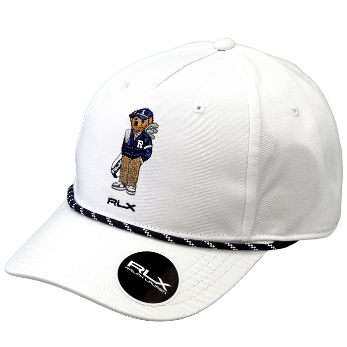 90s POLO GOLF ポロ ゴルフ ラルフローレン キャップ 帽子 POLO RALPH LAUREN（ポロ・ラルフローレン） ポロベアー べ−スボール