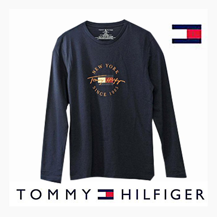 トミーヒルフィガー tシャツ カットソー メンズ  長袖 プリント ロンT ブランド ロゴ おしゃれ トップス 大きいサイズ #tm-09t4329｜yumesse｜03