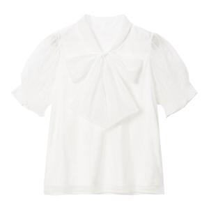 シャツ ブラウス レディース 半袖 夏 量産型 服 フレンチガーリー LL 3L 大きいサイズ De...