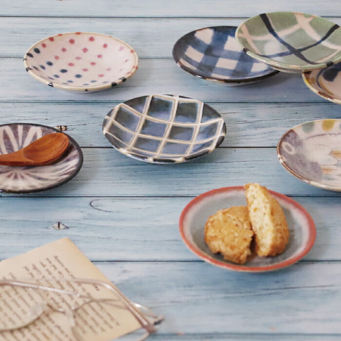  中皿小皿 津軽びいどろ 色色豆皿 菜の花 | 黄色のおしゃれなガラスの小皿