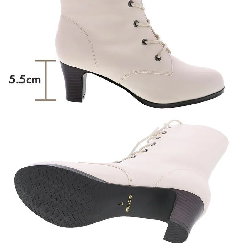 袴ブーツ オフホワイト