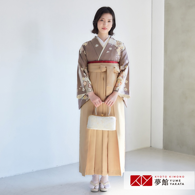 卒業式 袴レンタル 先生 教員 訪問着袴 フルセット 上品 ジャパン