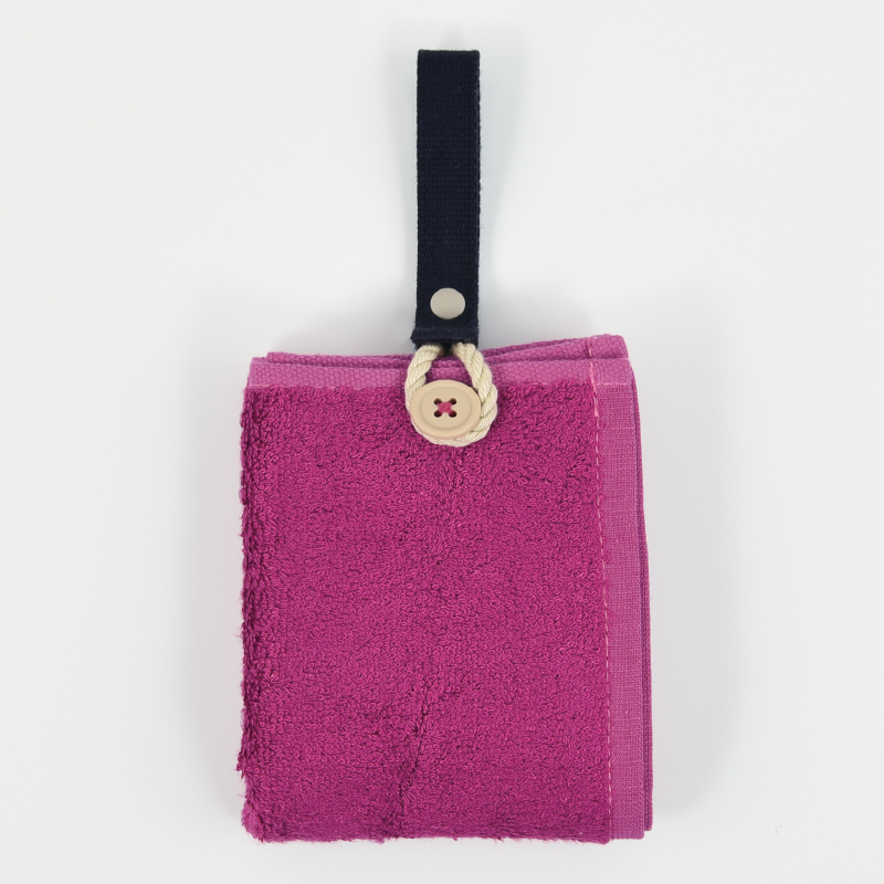 フェイスタオル Mikketa+ 25×40cm 身に着ける ハンカチ ハンドタオル