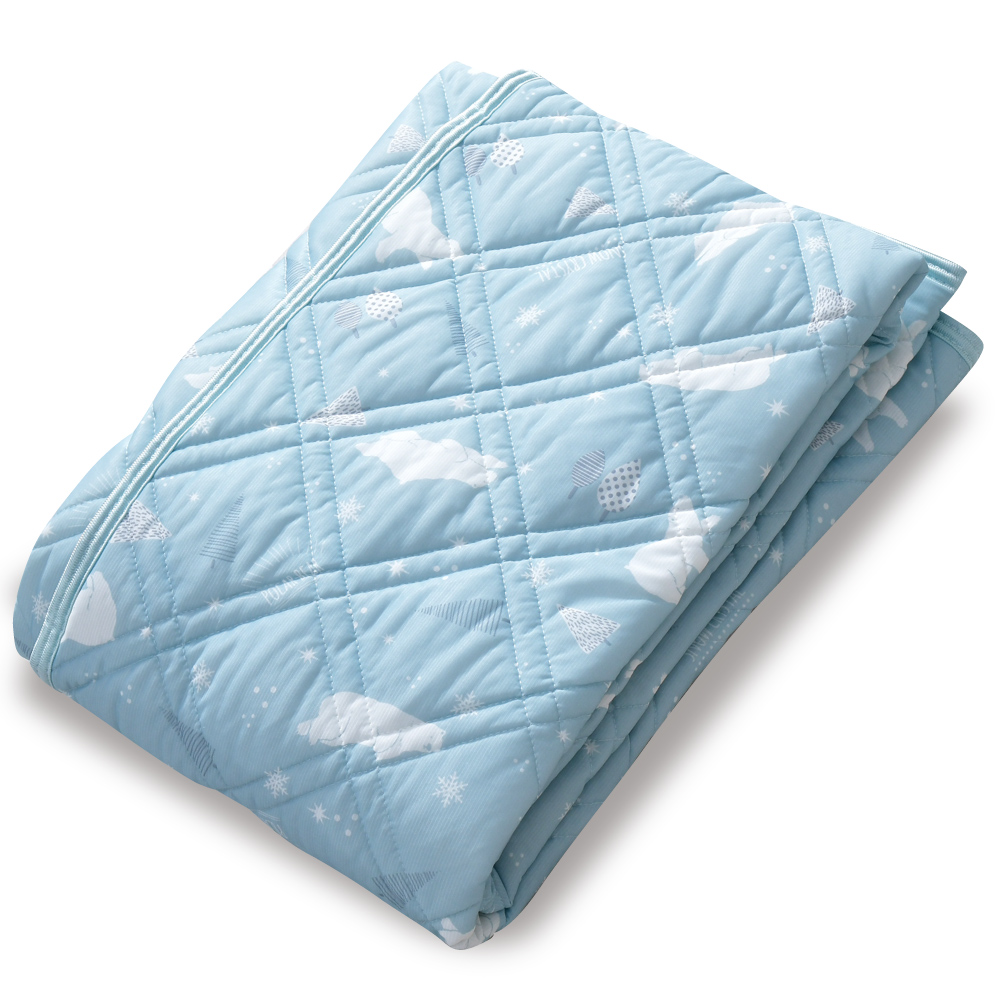 【新品】シャルレ　冷感敷きパッド RA381 100×205cm シングル 敷きパッド シングル 冷感 100×205cm ひんやり プリント柄 かわいい 夏