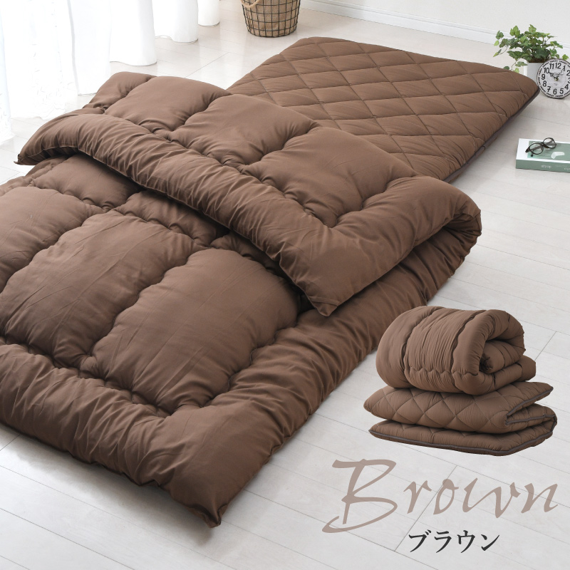 布団セット シングルロング 2点 日本製 ボリューム 極厚 シングル 固