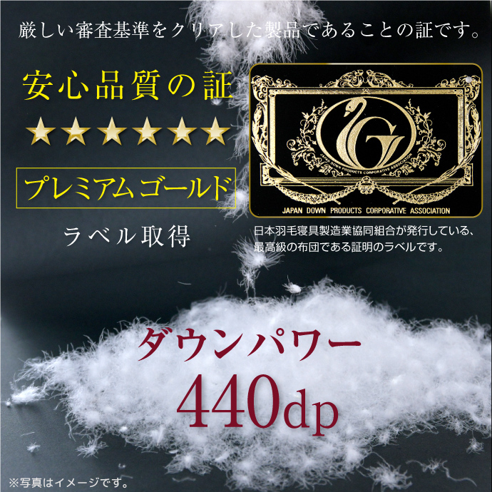 羽毛布団 クイーン 日本製 ポーランド産 マザーホワイトグース ダウン