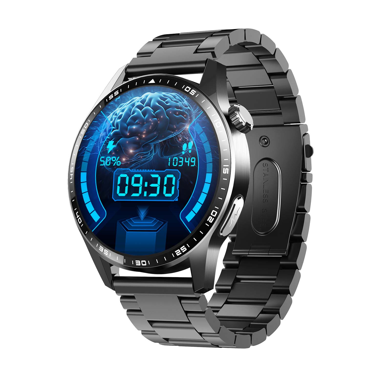 スマートウォッチ 日本製センサー 血糖値 通話機能 ECG心電図 血圧測定