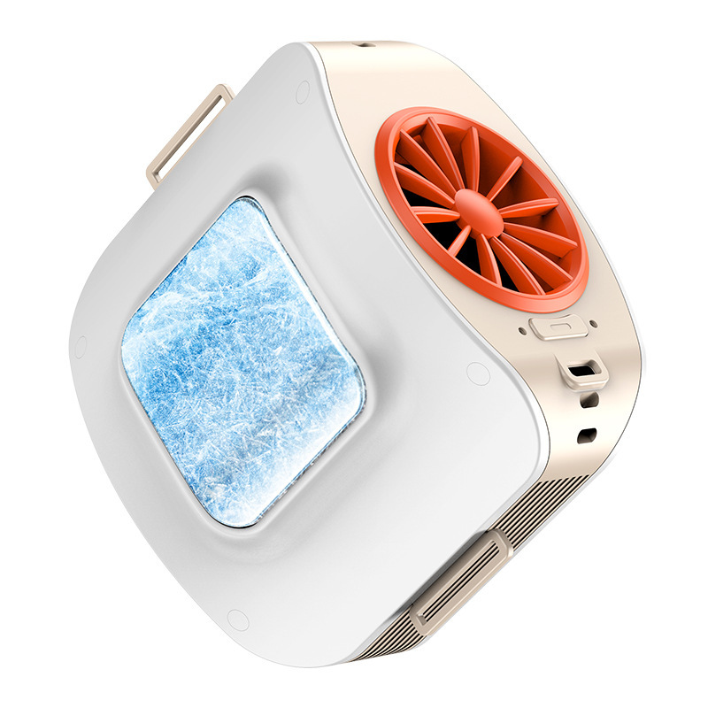 ペルチェ素子冷却機能ポータブル扇風機 8000mAh大容量 強風 ポータブル