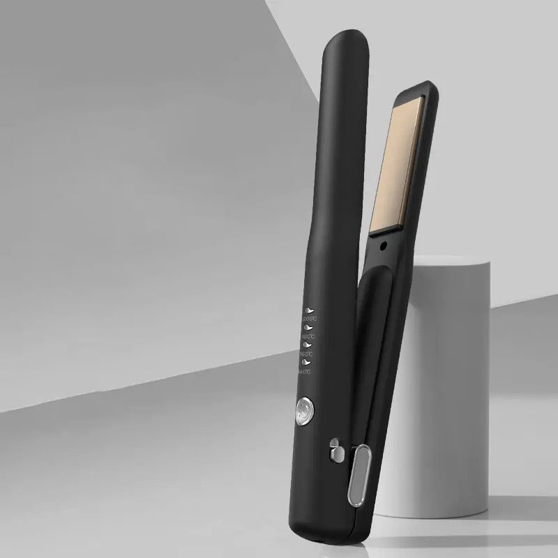 最新ヘアアイロン ストレートカール2Way 4段階温度設定 usb充電式 携帯