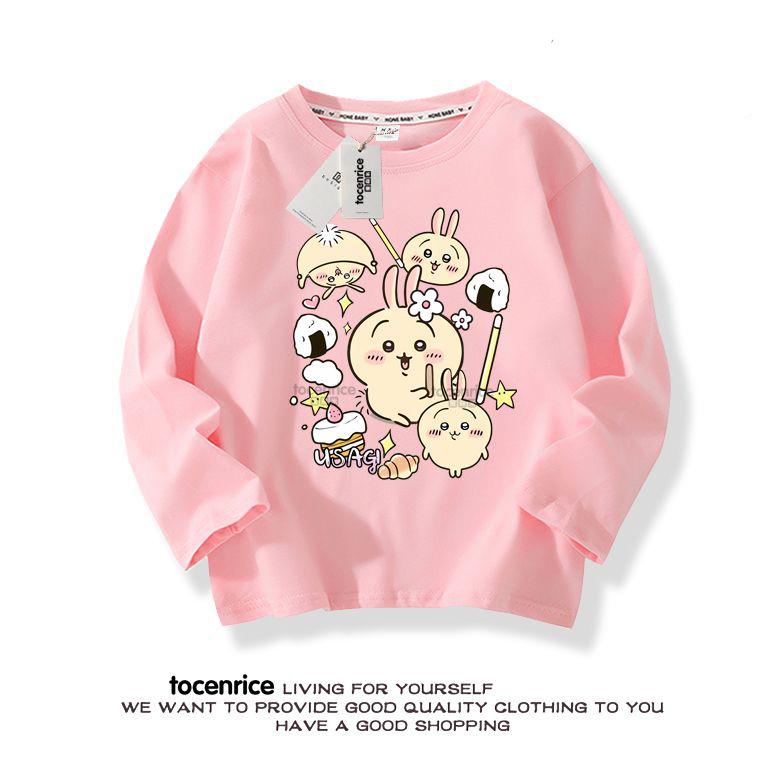 ちいかわ ビッグシルエットロンT 長袖Tシャツ ハチワレ うさぎ へちゃ 子供服 ちいかわ 長袖 ロンt tシャツ ハチワレ うさぎ 大人