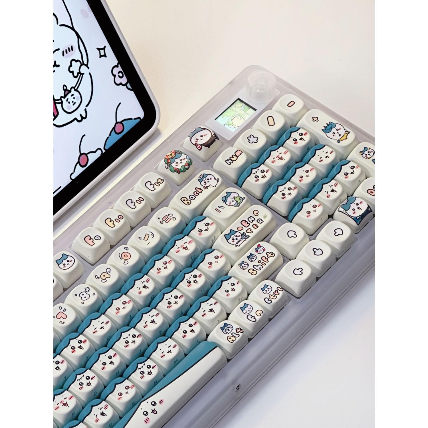 ちいかわ ハチワレ うさぎ キーキャップ PBT 熱昇華印刷 OEM