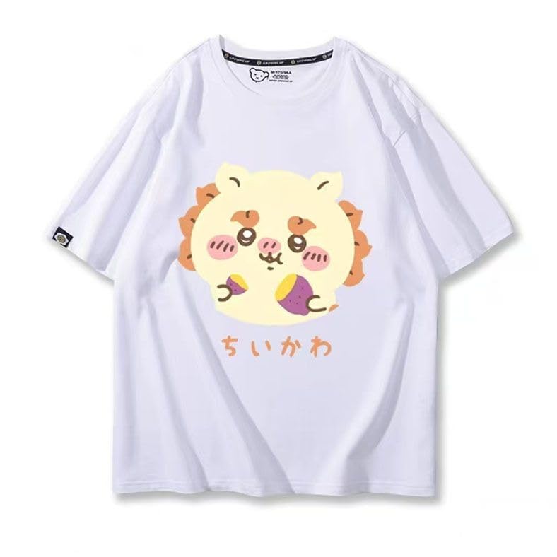 Tシャツ ちいかわ カーで行く ナチュラル XL ぴーぽぽ ハチワレ うさぎ Tシャツ ちいかわ カーで行く ナチュラル XL ぴーぽぽ ハチワレ