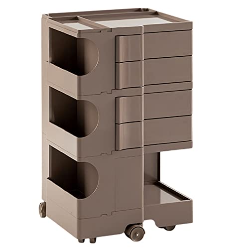 74x41x43cm 3段 キッチン トロリー 取り外し可能 サイドテーブル 多機能 リビング シェルフ スリム 収納カート モバイル 空?活用 模様替え 整理用品の画像