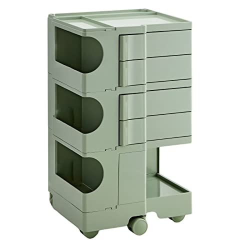 74x41x43cm 3段 キッチン トロリー 取り外し可能 サイドテーブル 多機能 リビング シェルフ スリム 収納カート モバイル 空?活用 模様替え 整理用品の画像