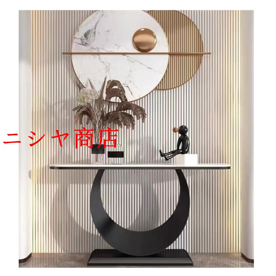 高級 サイドテーブル コンソールテーブル 玄関テーブル 花台 電話台 アンティーク調 デザイン 飾り棚 玄関収納 室内 装飾 リビング スリム_1