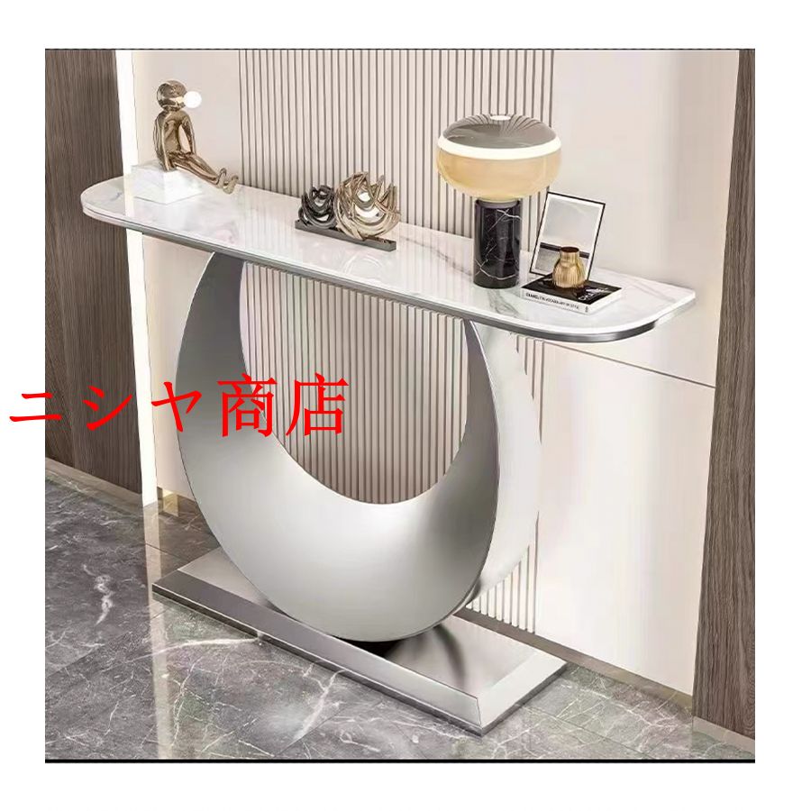 高級 サイドテーブル コンソールテーブル 玄関テーブル 花台 電話台 アンティーク調 デザイン 飾り棚 玄関収納 室内 装飾 リビング スリム_3