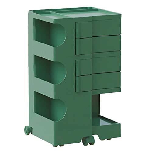 74x41x43cm、3層キッチントロリー 取り外し可能なサイドテーブル 多機能リビングシェルフ、スリム収納カート モバイルシェルフユニットシェルフ収納トロリー、同の画像