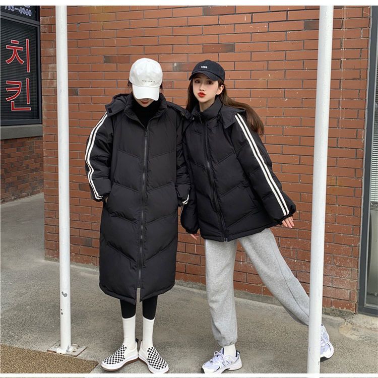 送料無料今年人気ダウンジャケット女性長い短い段落韓国語版綿の