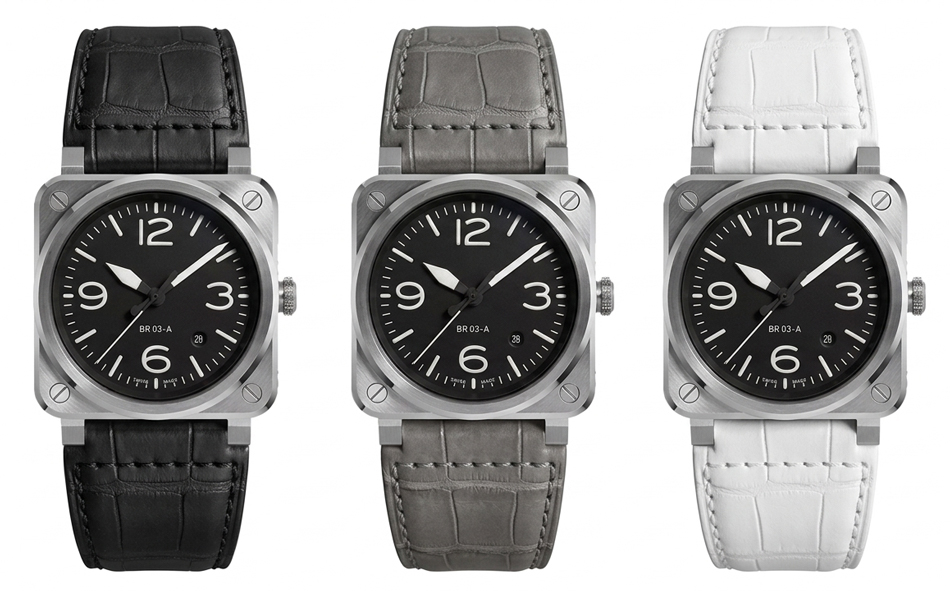 ベル&ロス Bell&Ross 用 ベルト 非 純正 24mm 本革 BR01 BR03 BR-X1