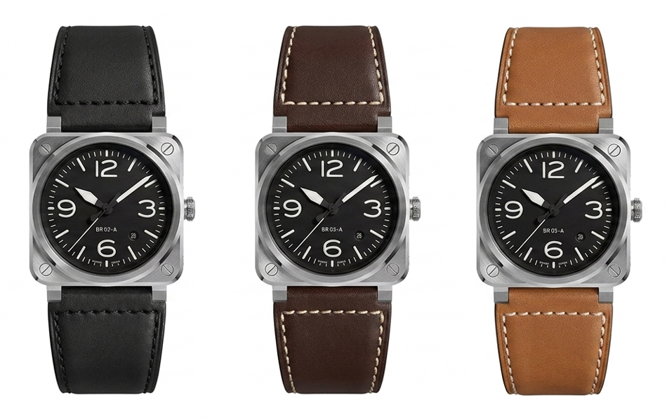 ベル&ロス Bell&Ross 用 ベルト 非 純正 24mm 本革 BR01 BR03 BR-X1