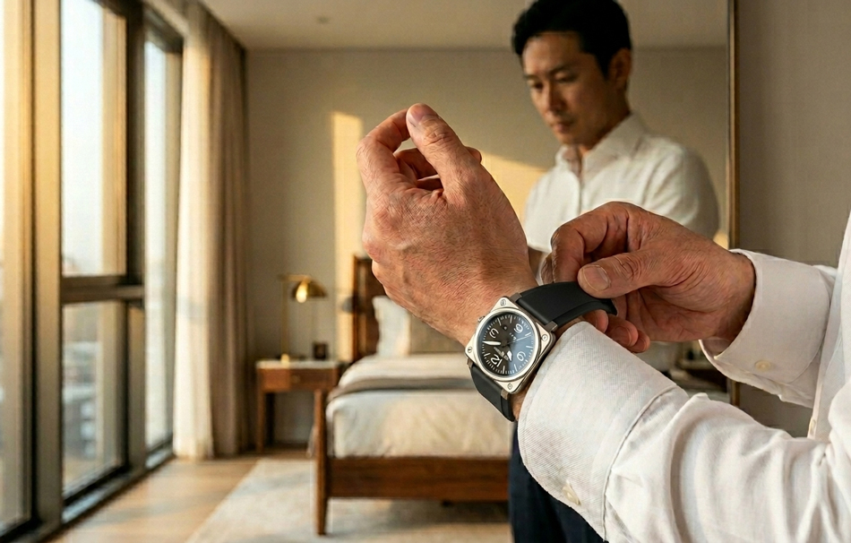 ベル&ロス Bell&Ross 用 ラバーベルト 非 純正 24mm BR01 BR03 BR-X1
