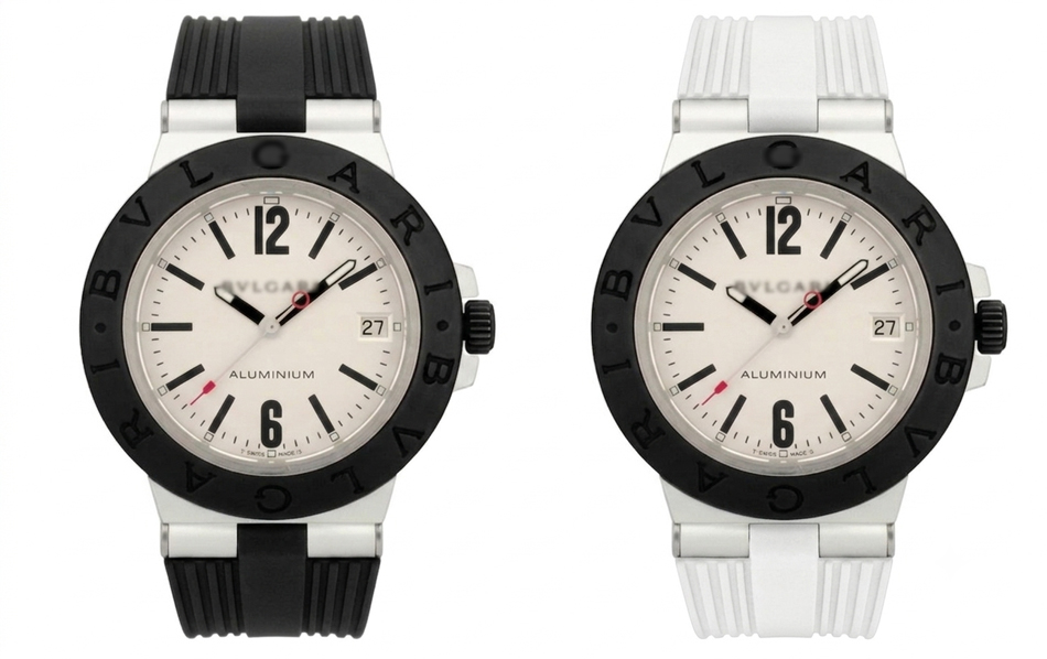 ブルガリ BVLGARI 用 ラバーベルト 22mm 非 純正 アルミニウム AL38
