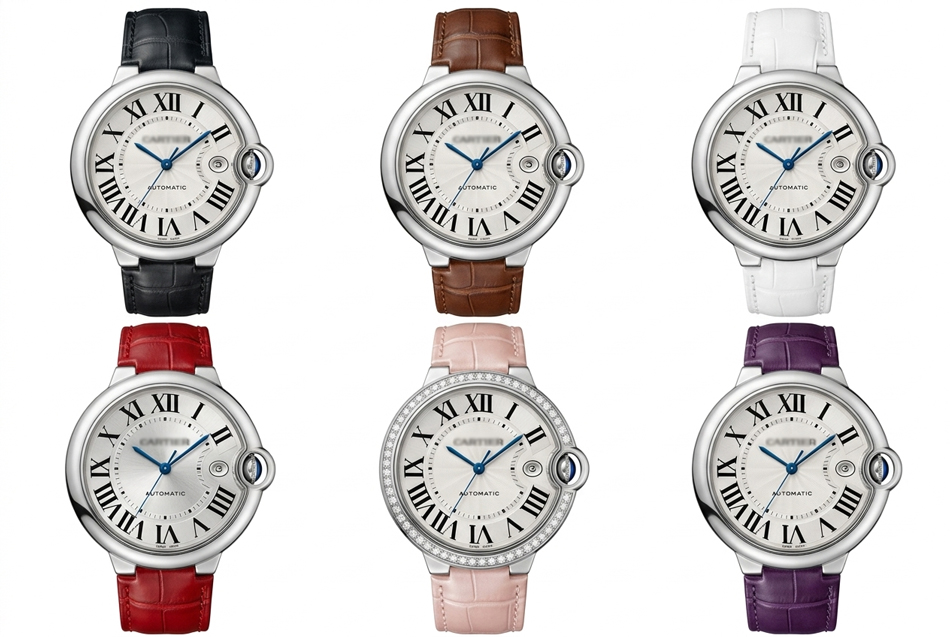 カルティエ Cartier バロンブルー 用 ベルト 18mm 14mm 非 純正 本革 D