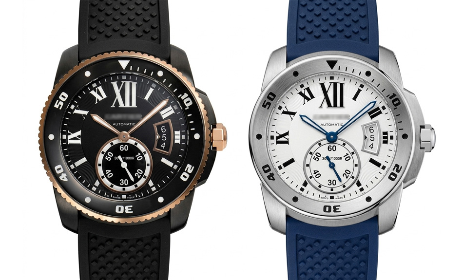 カルティエ Cartier カリブル 用 ラバーベルト 23mm 24mm 非 純正