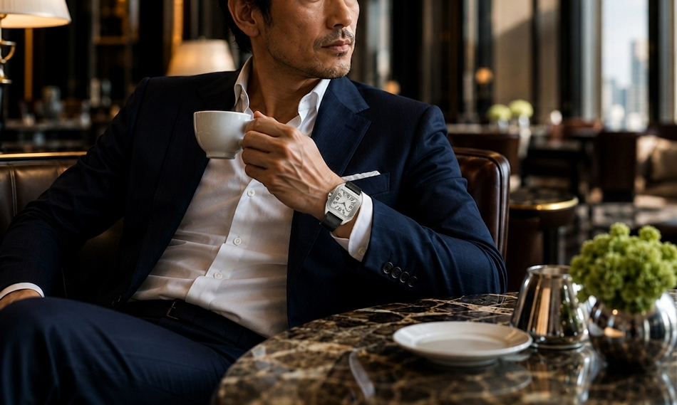 カルティエ Cartier サントス100 LM XL クロノ 用 ベルト 23mm 24.5mm