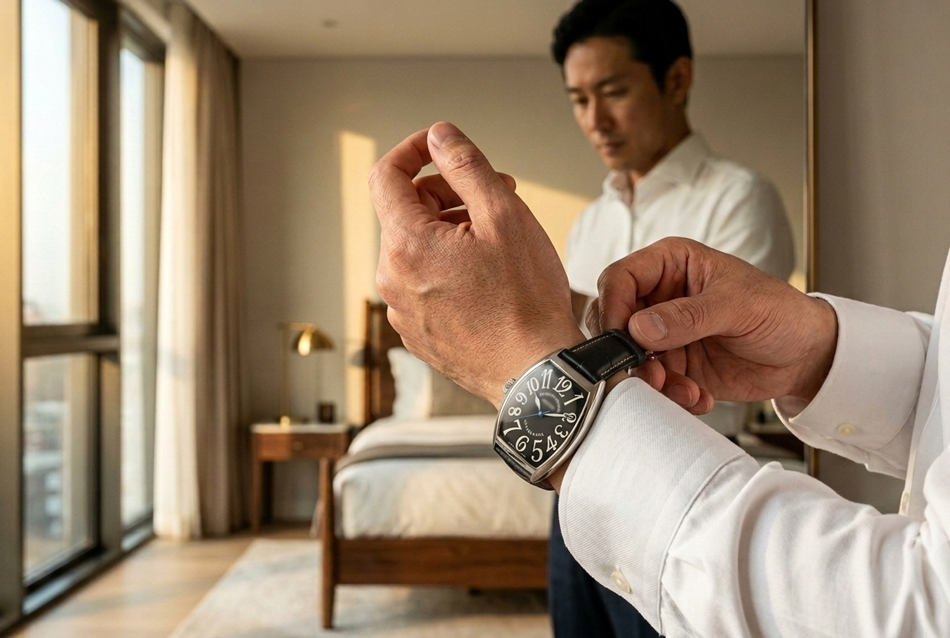 フランクミュラー FRANCK MULLER 用 ベルト 18mm 非 純正 本革 牛革