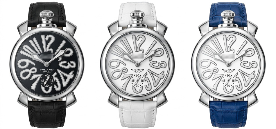 ガガミラノ Gaga Milano 用 ベルト 非 純正 24mm マヌアーレ 48mm 本革