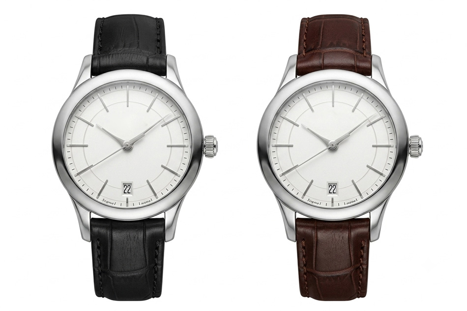 モーリスラクロア MAURICE LACROIX 用 ベルト 非 純正 20mm 本革 D