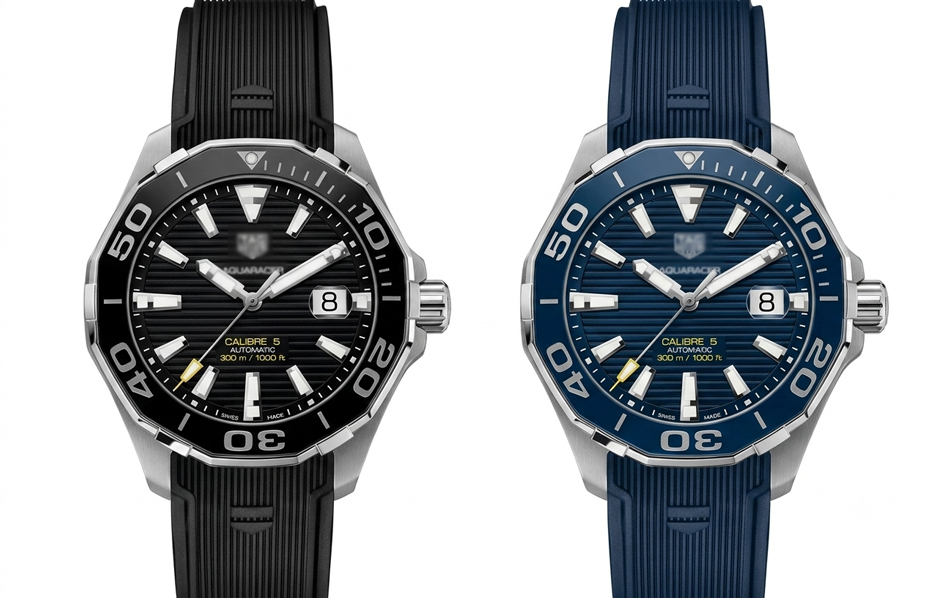 タグホイヤー TAGHEUER アクアレーサー キャリバー5 用 ラバーベルト