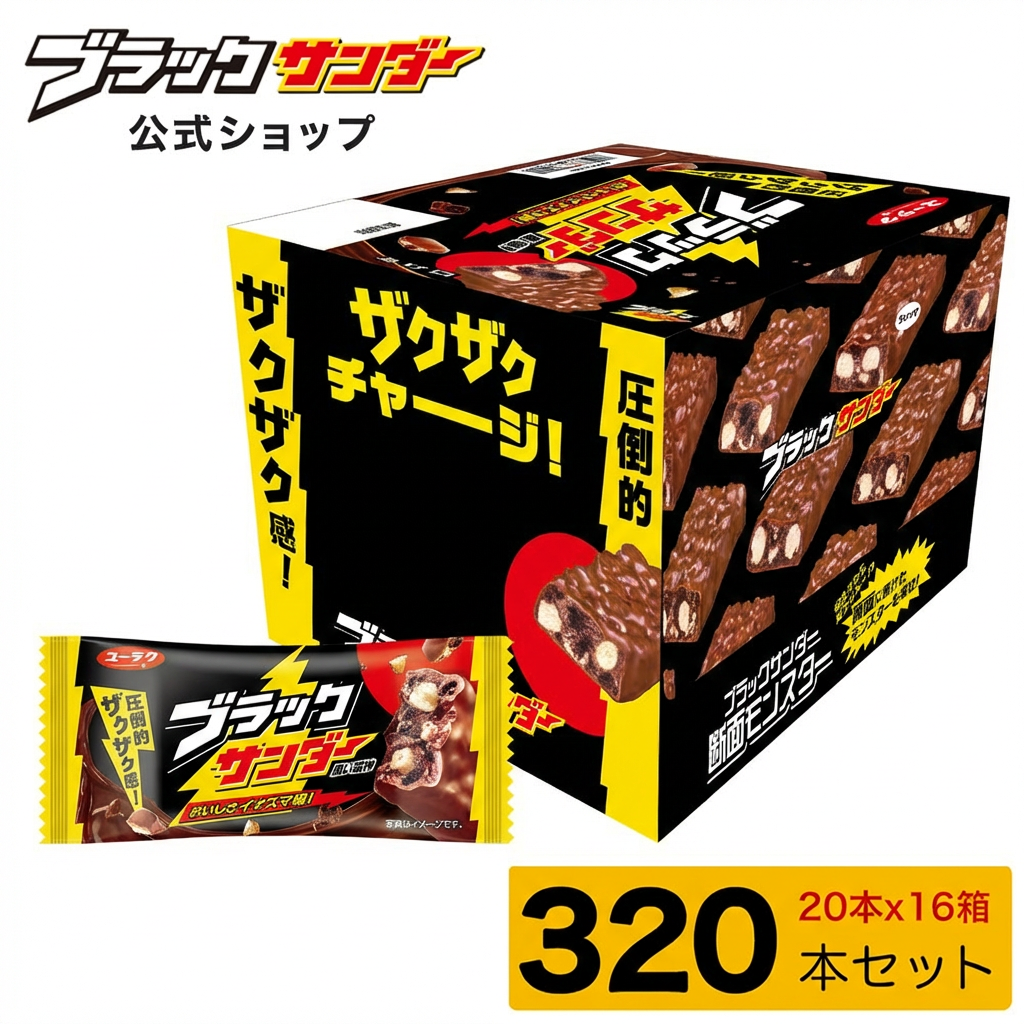 ブラックサンダー 16箱セット 箱買い 大量 チョコレート プレゼント 個