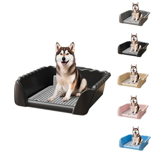 大型犬 トイレトレー ワイド メッシュ はみ出し防止 犬用トイレ 囲い