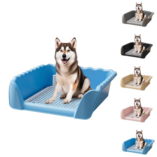 大型犬 トイレトレー ワイド メッシュ はみ出し防止 犬用トイレ 囲い