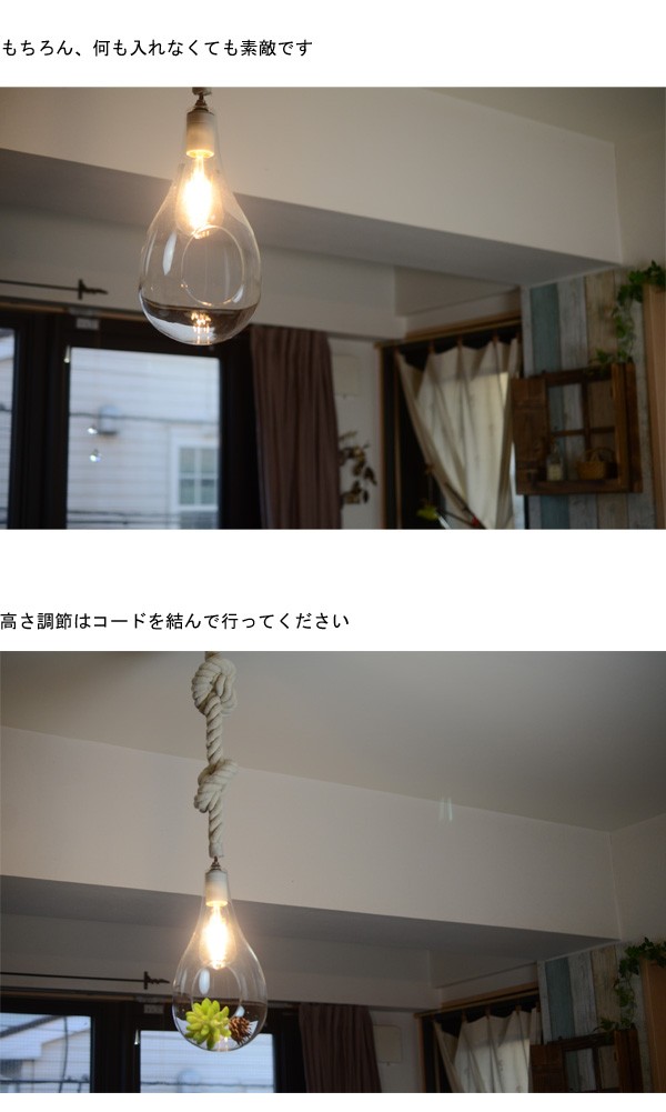 スワン電器 ペンダントライト 照明 おしゃれ ガラス LED 1灯