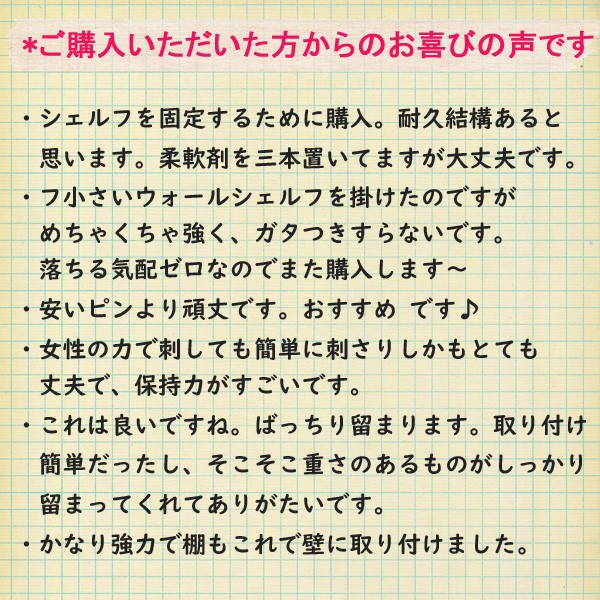 保持力画びょうの8倍・超強力・石膏ボード専用『ハイパーピンかけ