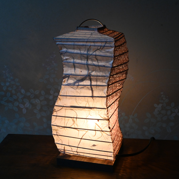 和風テーブルライト 黒雲龍x麻葉唐茶』テーブルライト 和風 おしゃれ