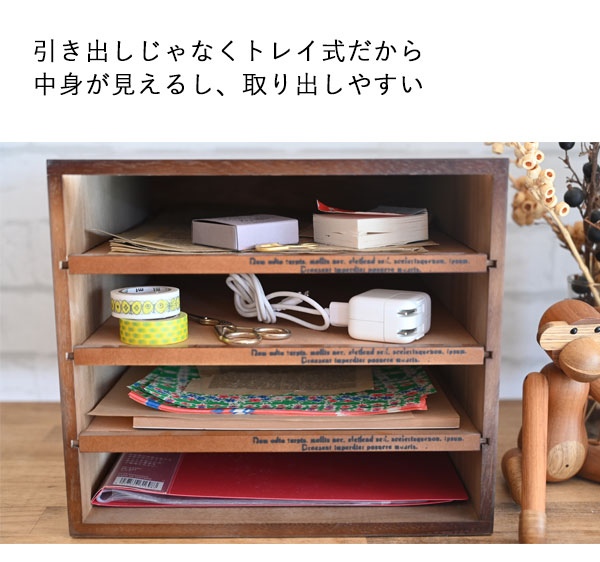 書類ケース 引き出し レターケース a4 卓上 デスク 書類 収納 縦型
