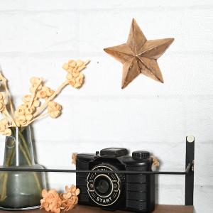 壁掛けスターオブジェゴールド』（AS POTTERY STAR GD 金色 星