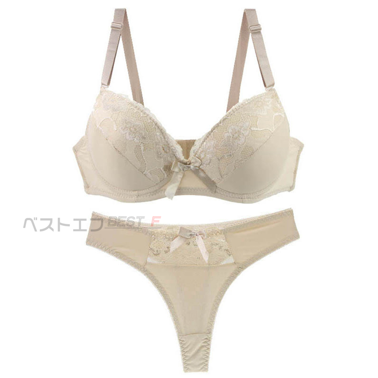 送料無料】 ブラジャー ブラ Tバック ショーツ 2点セット 上下 ブラ