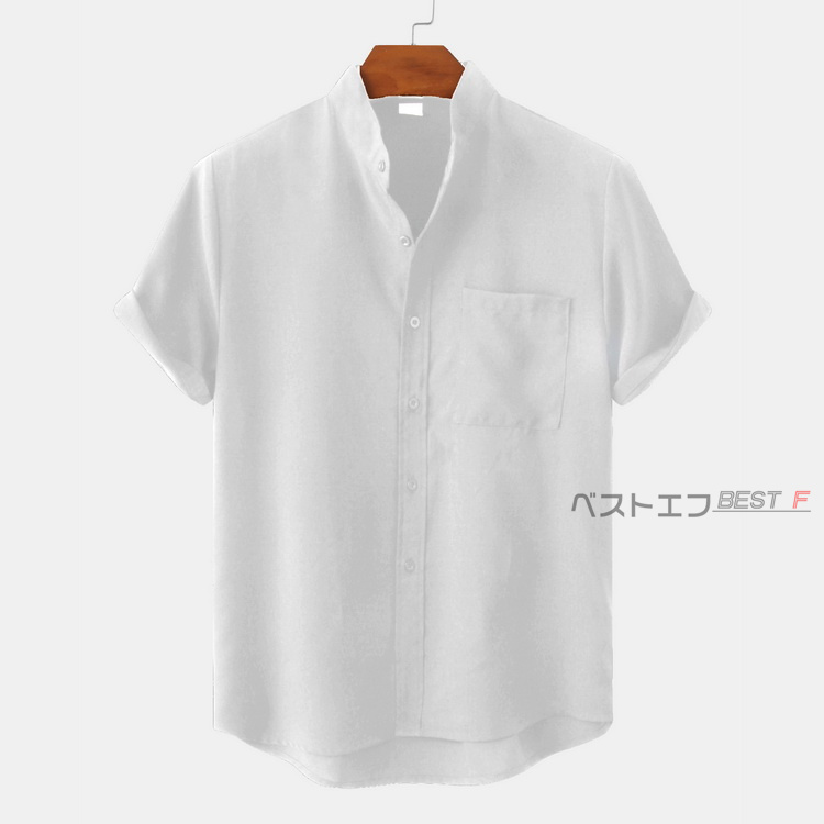 【送料無料】シャツ トップス メンズシャツ カジュアルシャツ 白シャツ メンズ レディース 学生 涼...