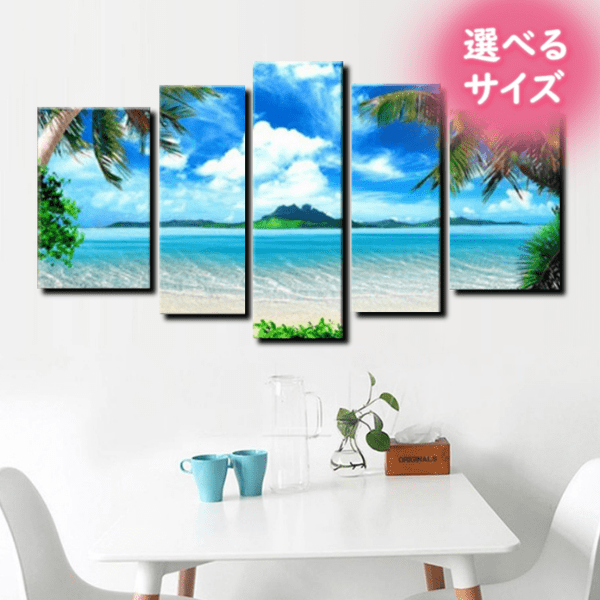 絵画 壁掛け 風景 海 モダン アートパネル インテリア 手書きの油彩画