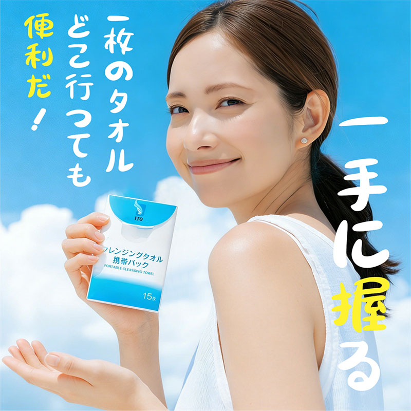 (単品)ITOクレンジングタオル 携帯パック ...の詳細画像1