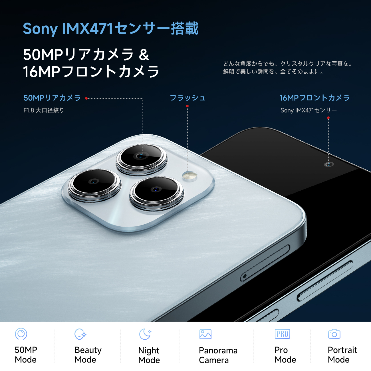 FOSSiBOT 4G対応 Android スマホ S2 SIMフリー 本体 14 8GB 128GB 軽量