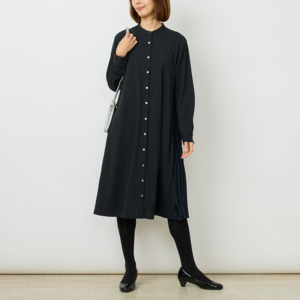 最新コレックション share with 栗原はるみ/ウエア/強撚スムース脇 harumi Kurihara ワンピース