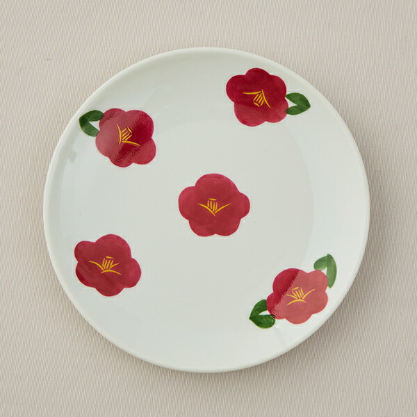 share with Kurihara harumi 栗原はるみ/和食器/波佐見焼 取皿 椿