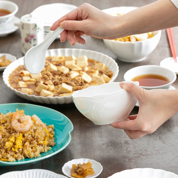 share with Kurihara harumi ギフト包装可食器 フラワーボウル 12cm